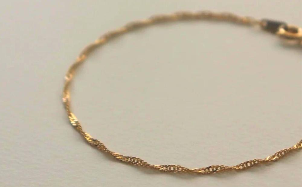 【LENERAオリジナルブレスレット】oli chain bracelet ( sparkle ) 【079020】